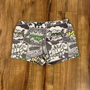 Feed Me Fight Me Booty Shorts 2.5”